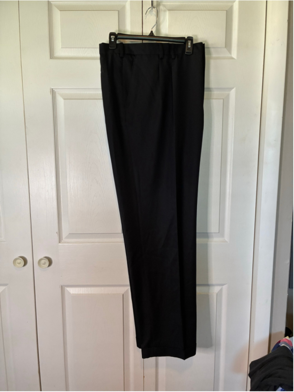 Men's IZOD Dress Pants Black Size 44x34